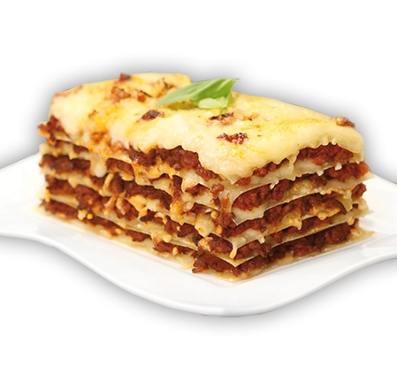 Lasagna: Upto 3 toppings